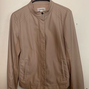 Calvin Klein vegan leather jacket